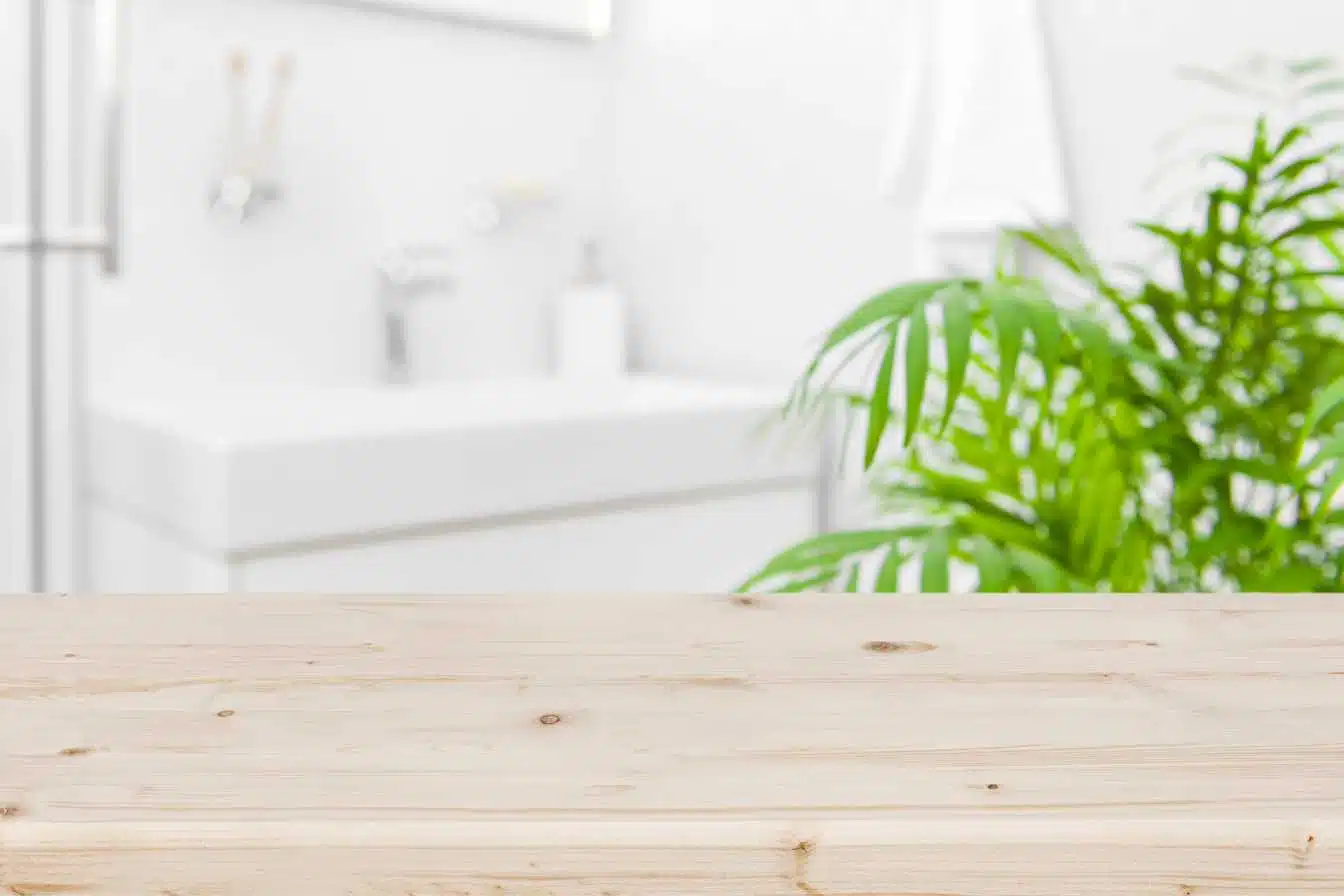 salle de bain en pierre et bois 1